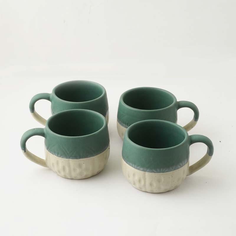 Buy Hester Matte Ceramic Cup (200 ML) - Set Of Four Mug & Tea Cup from Vaaree