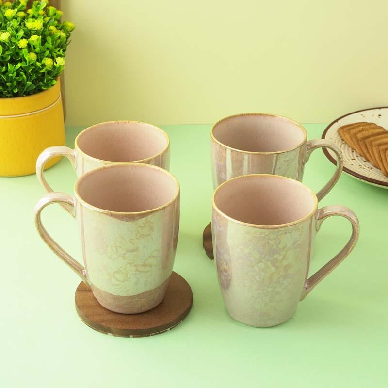 Buy Holographic Ceramic Mug (400 ML) - Set Of Four Mug & Tea Cup from Vaaree