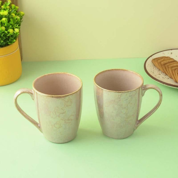 Mug & Tea Cup - Holographic Ceramic Mug (400 ML) - Set Of Two