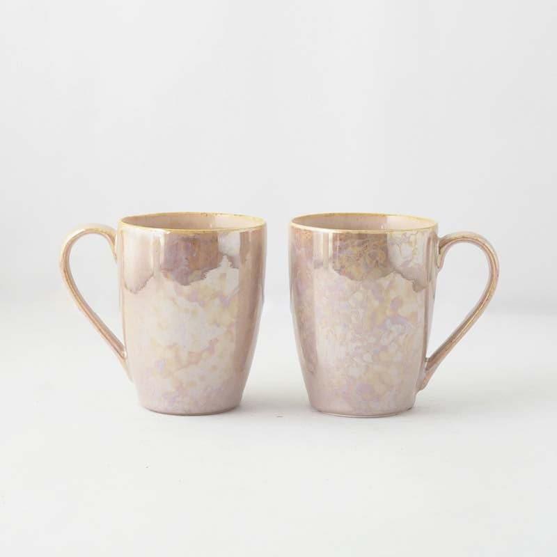 Mug & Tea Cup - Holographic Ceramic Mug (400 ML) - Set Of Two