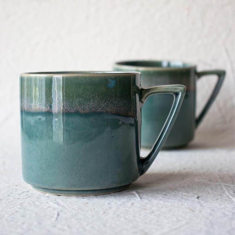 Buy Igneous Mug (440 ML) - Set Of Two Mug & Tea Cup from Vaaree