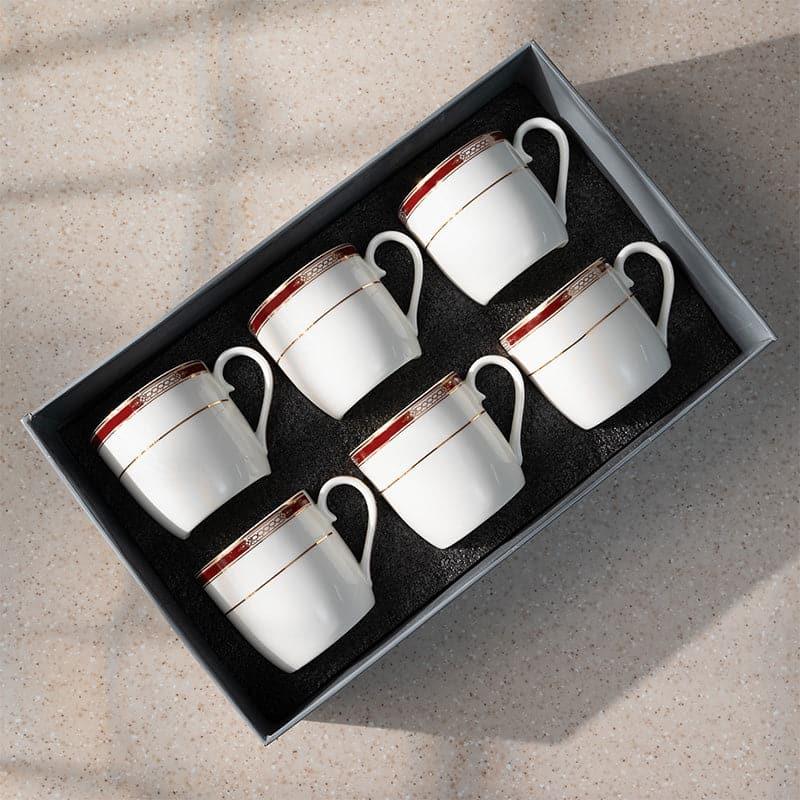 Mug & Tea Cup - Ija Goldo Mug (200 ML) - Set Of Six