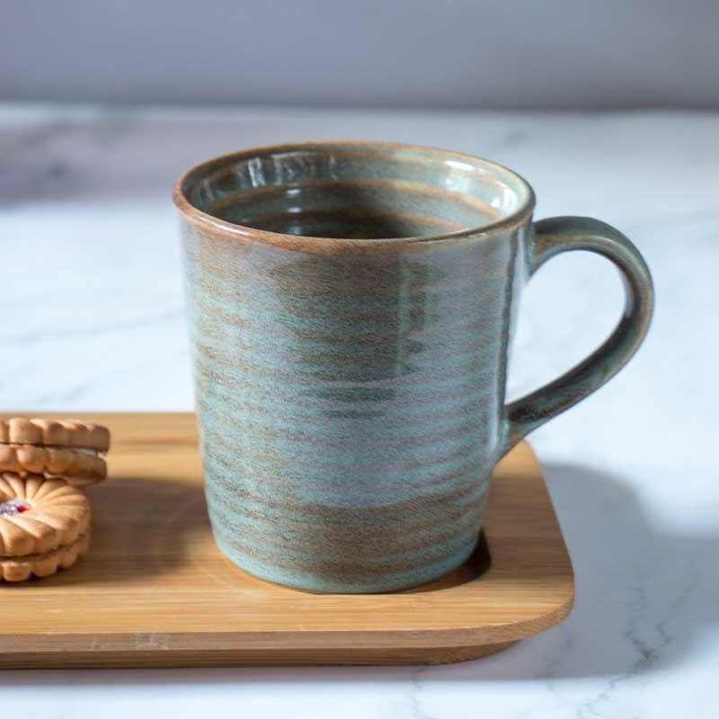 Buy Indigo Terrain Mug - Set Of Two Mug & Tea Cup from Vaaree