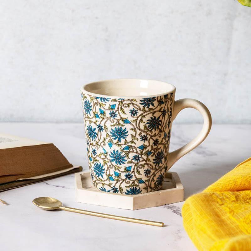 Buy Jahanara Ceramic Mug (270 ML) - Set Of Two Mug & Tea Cup from Vaaree