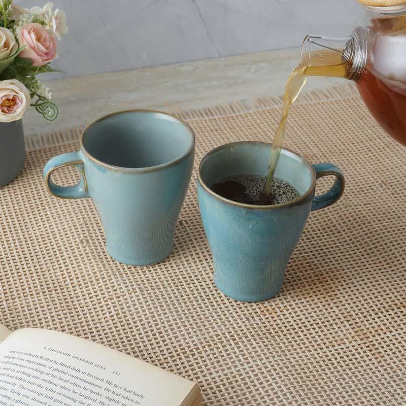 Buy Jamin Ceramic Mug (300 ML) - Set Of Two Mug & Tea Cup from Vaaree