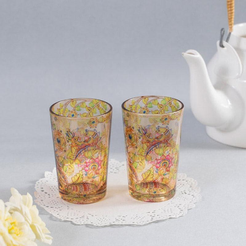 Buy Kalamkari Chai Glass - Set Of Two Mug & Tea Cup from Vaaree