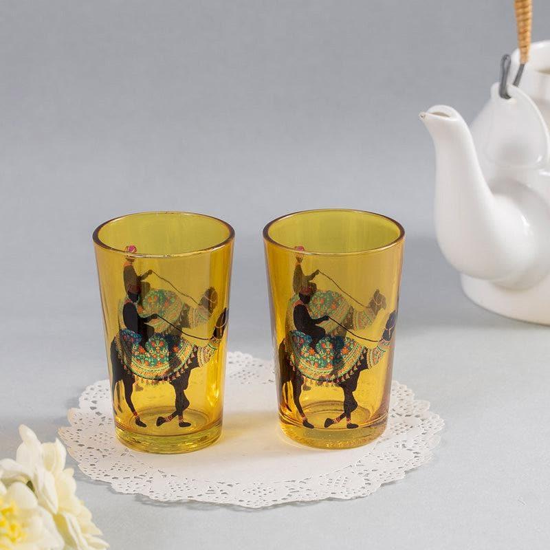 Buy Kamelak Chai Glass (ML) - Set Of Two Mug & Tea Cup from Vaaree