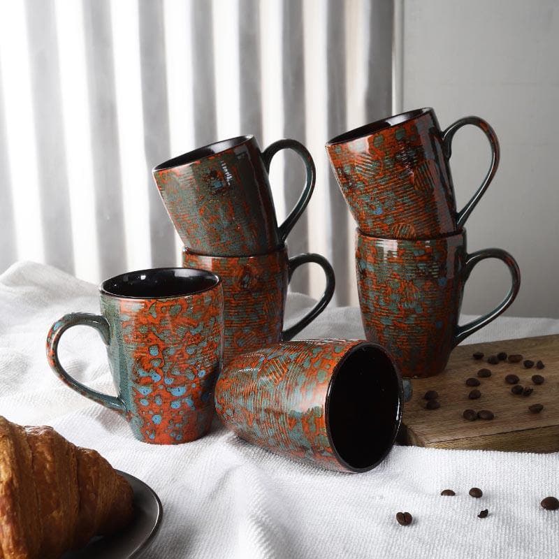 Mug & Tea Cup - Keniso Ceramic Mug - Set Of Six