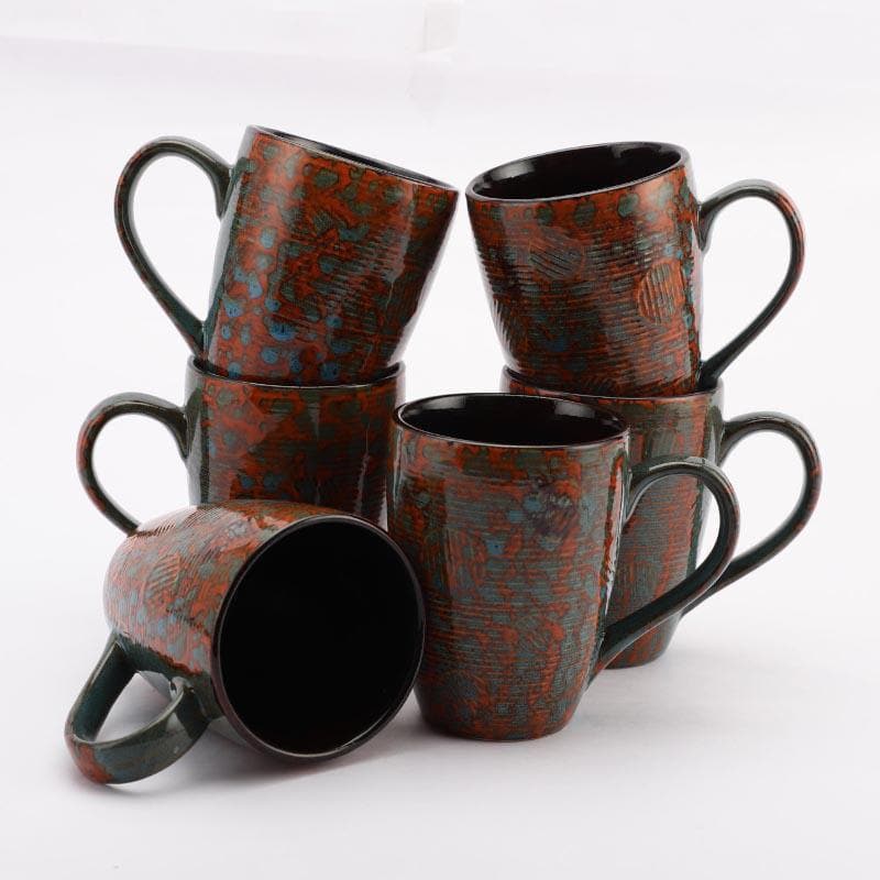 Mug & Tea Cup - Keniso Ceramic Mug - Set Of Six