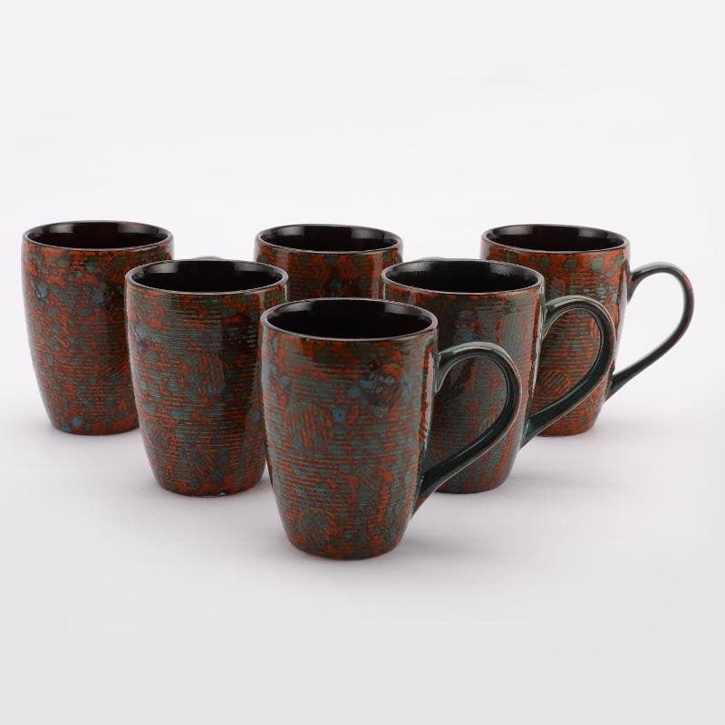 Mug & Tea Cup - Keniso Ceramic Mug - Set Of Six