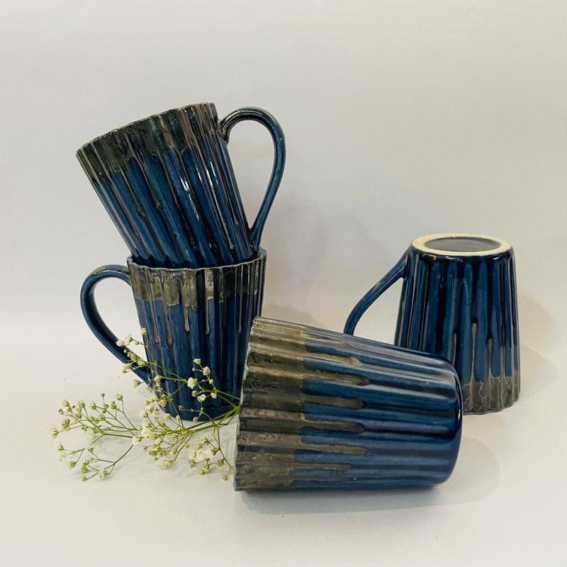 Mug & Tea Cup - Laroon Ceramic Mug Blue Grey - 300 ML