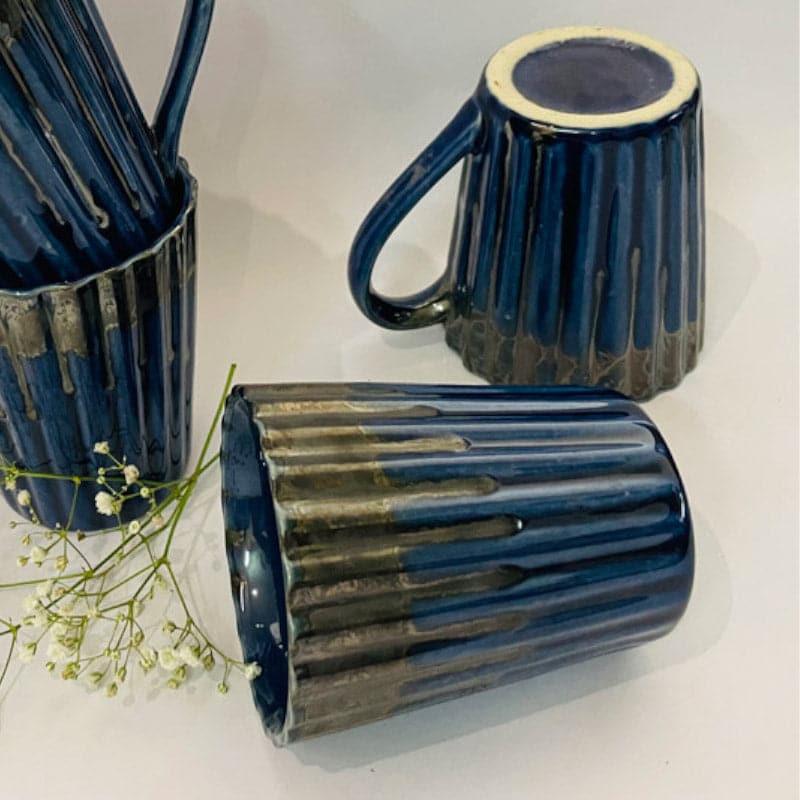 Mug & Tea Cup - Laroon Ceramic Mug Blue Grey - 300 ML