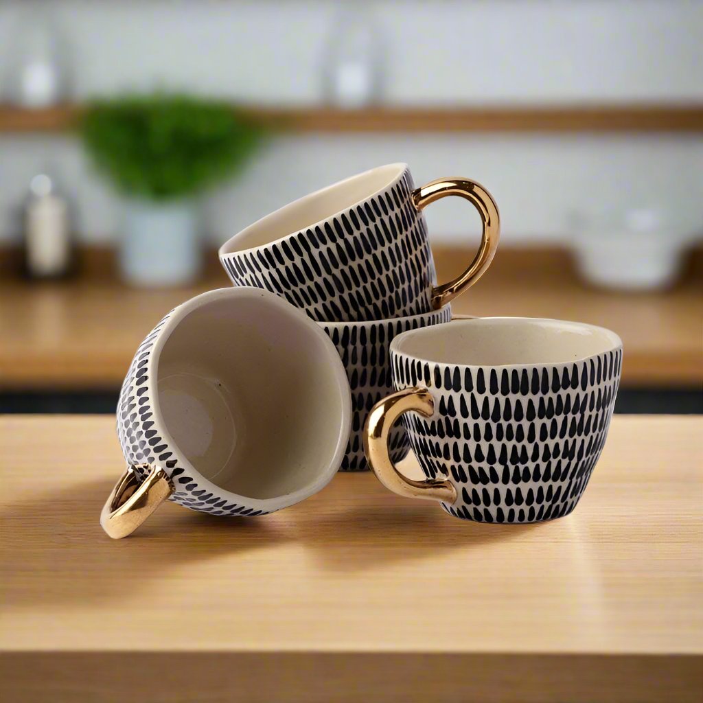 Buy Leaf Dottie Cup - Set Of Four Mug & Tea Cup from Vaaree