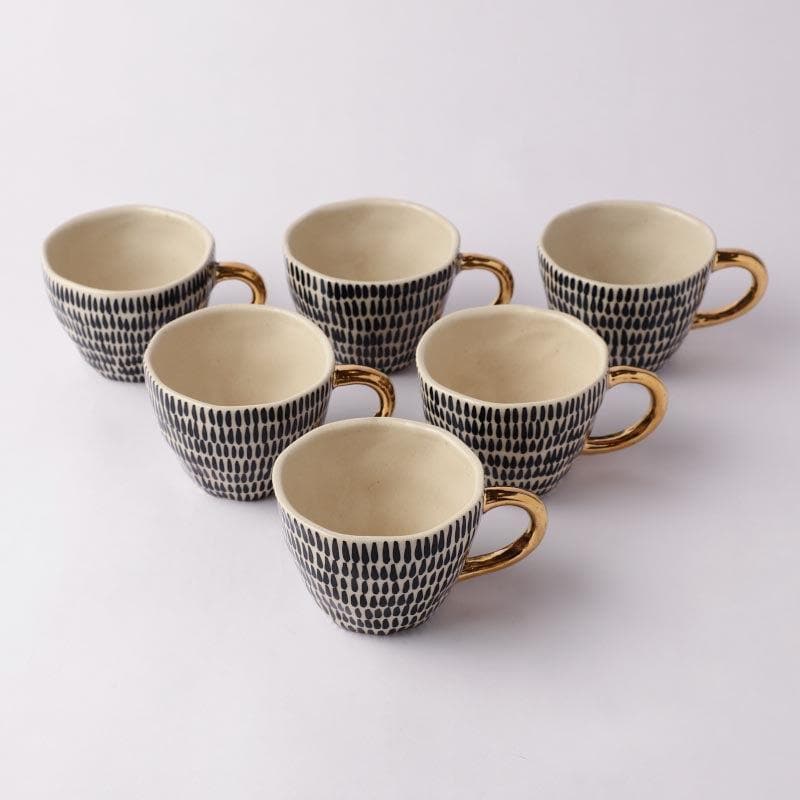 Buy Leaf Dottie Cup - Set Of Six Mug & Tea Cup from Vaaree