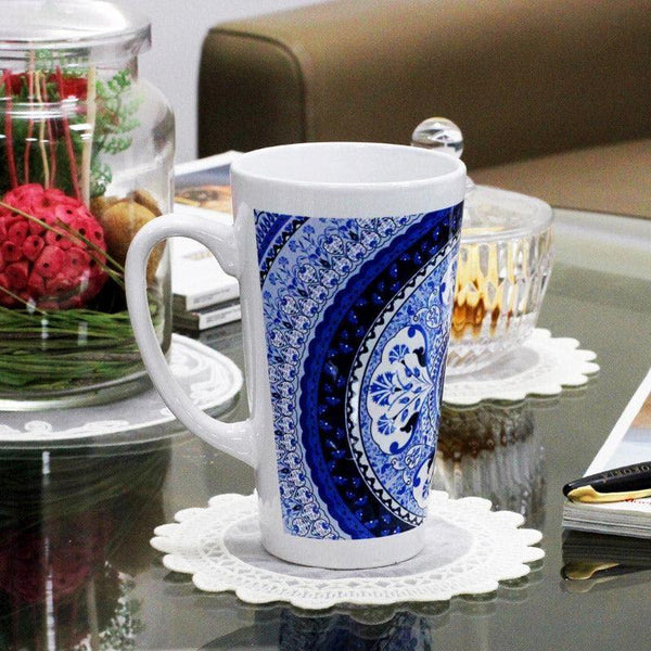 Mug & Tea Cup - Mandela Coffee Mug - Blue