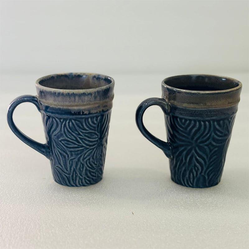 Buy mari-mug-dark-blue-set-of-two Mug & Tea Cup from Vaaree