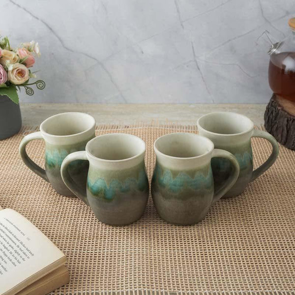 Mug & Tea Cup - Mariposa Ceramic Mug (300 ML) - Set Of Four