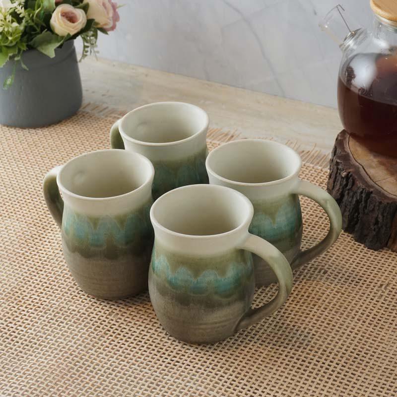 Buy Mariposa Ceramic Mug (300 ML) - Set Of Four Mug & Tea Cup from Vaaree