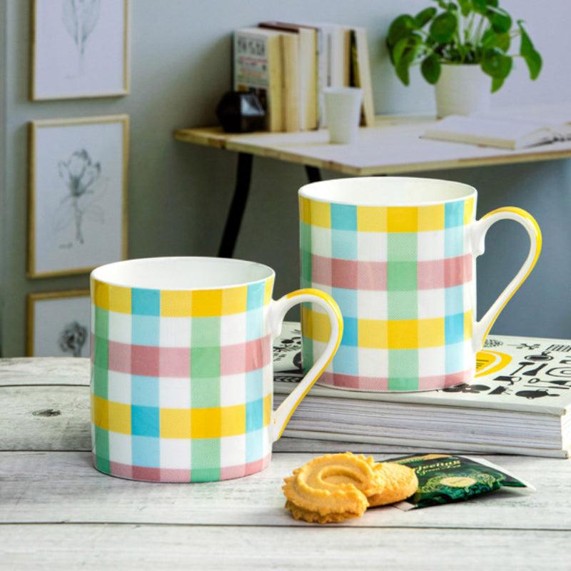 Mug & Tea Cup - Maxi Straight Stripe Mug (360 ML) - Set Of Two