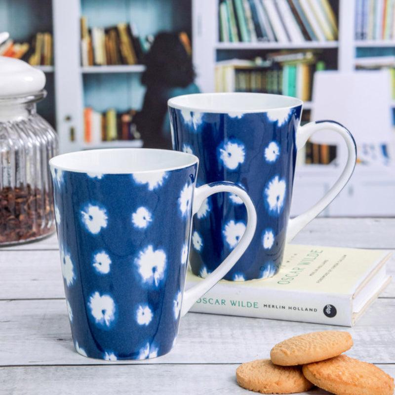 Buy Miranda Bloom Mug (360 ML) - Set Of Two Mug & Tea Cup from Vaaree