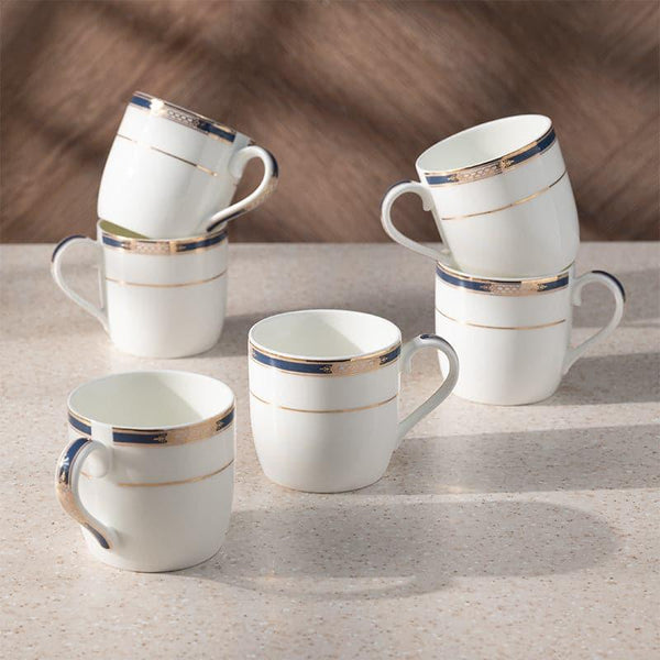 Mug & Tea Cup - Mirona Skyline Mug (200 ML) - Set Of Six