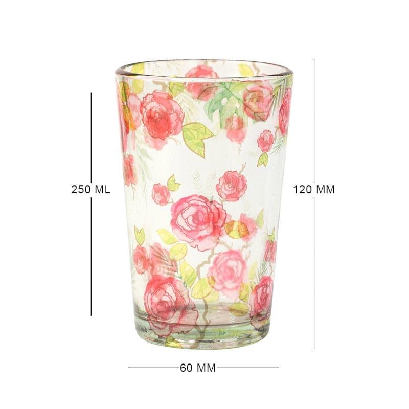 Buy Misty Morning Roses Chai Glass - Set of Two Mug & Tea Cup from Vaaree