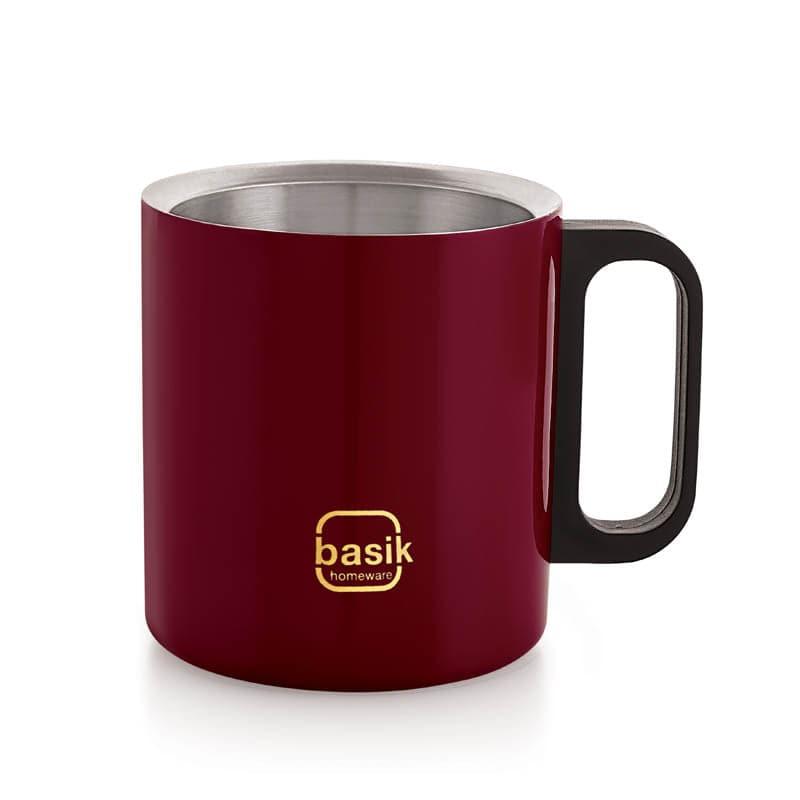 Mug & Tea Cup - Moira Stainless Steel Mug (270 ML) - Plum