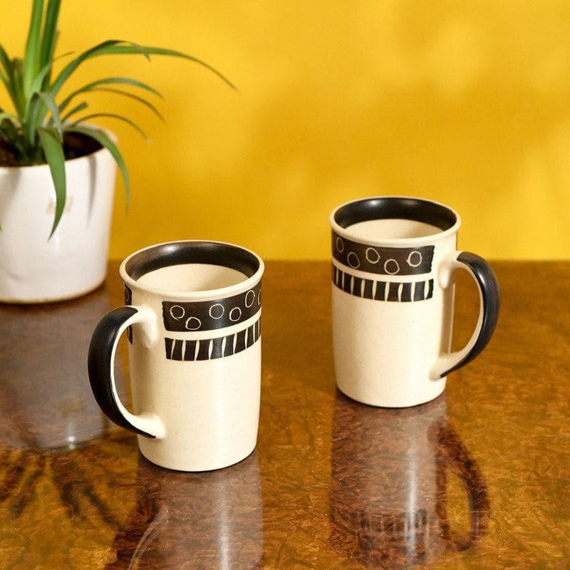 Mug & Tea Cup - Mrita Ceramic Mug - Set Of Two