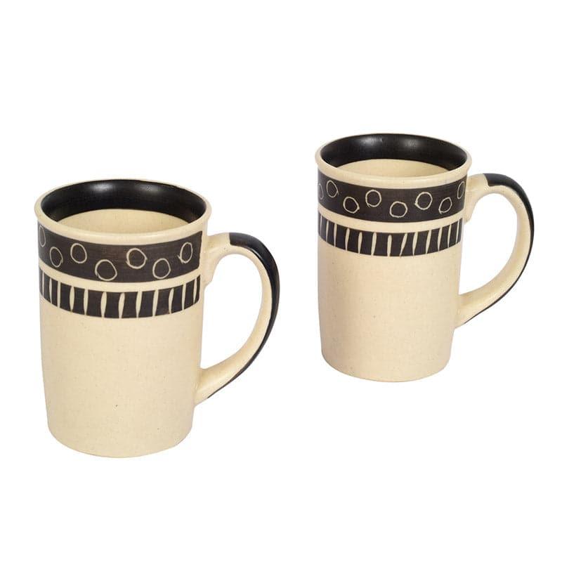 Mug & Tea Cup - Mrita Ceramic Mug - Set Of Two