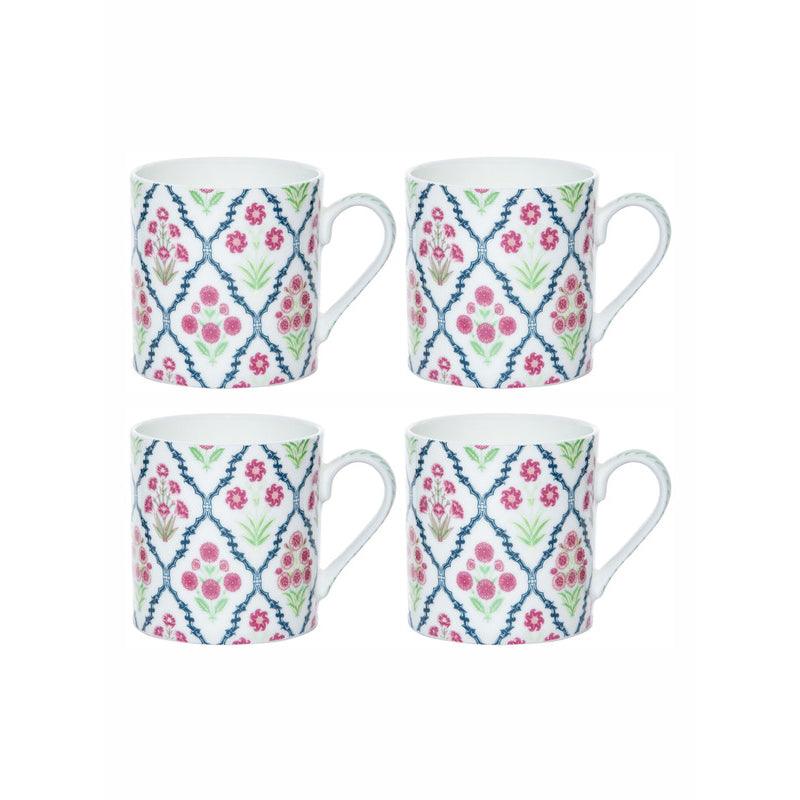 Buy Mughal-e-Mezaj Mugs (360 ML) - Set Of Four Mug & Tea Cup from Vaaree