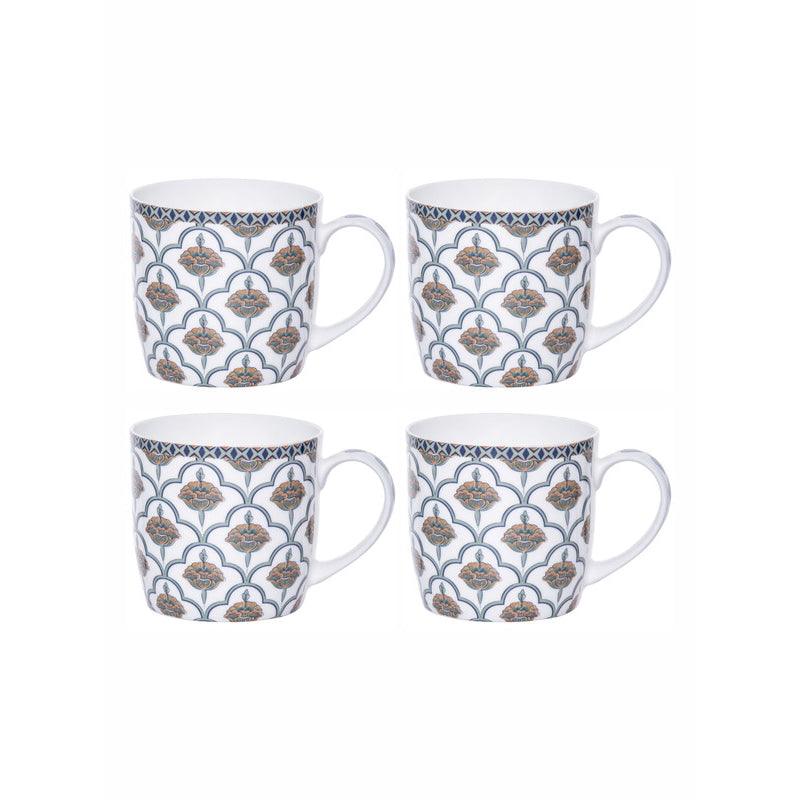 Mug & Tea Cup - Mughal-e-Shaan Mugs (320 ML) - Set Of Four