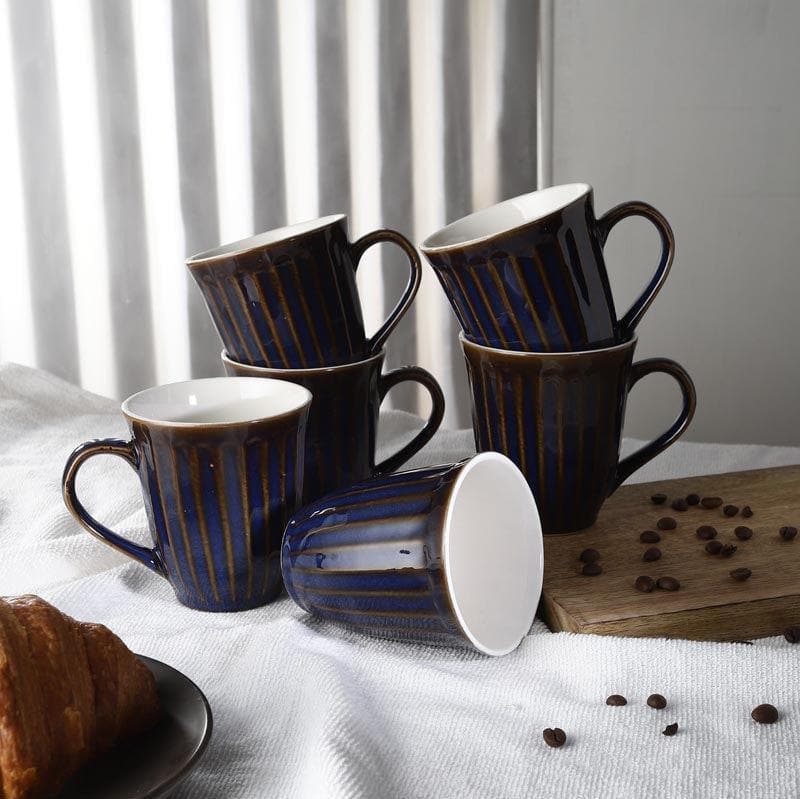 Mug & Tea Cup - Nyctophile Ceramic Mug - Set Of Six