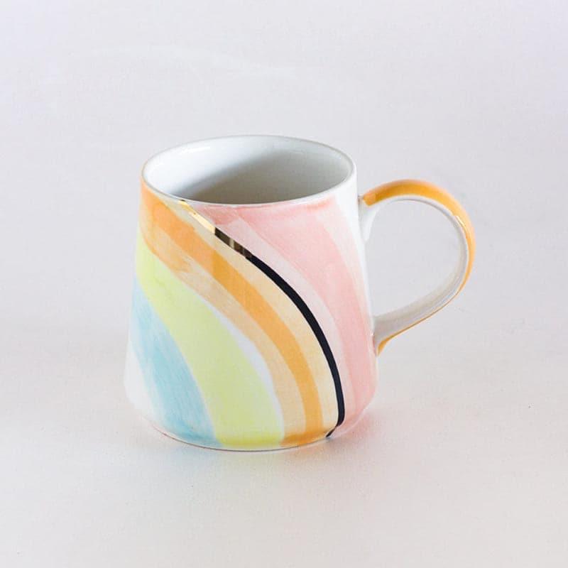 Buy Pastel Perfection Handpainted Mugs - Set Of 4 Mug & Tea Cup from Vaaree