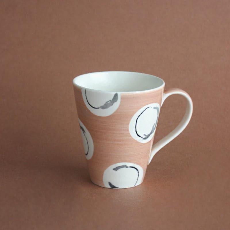 Buy Persimmon Handpainted Ceramic Mugs - Set Of 2 Mug & Tea Cup from Vaaree