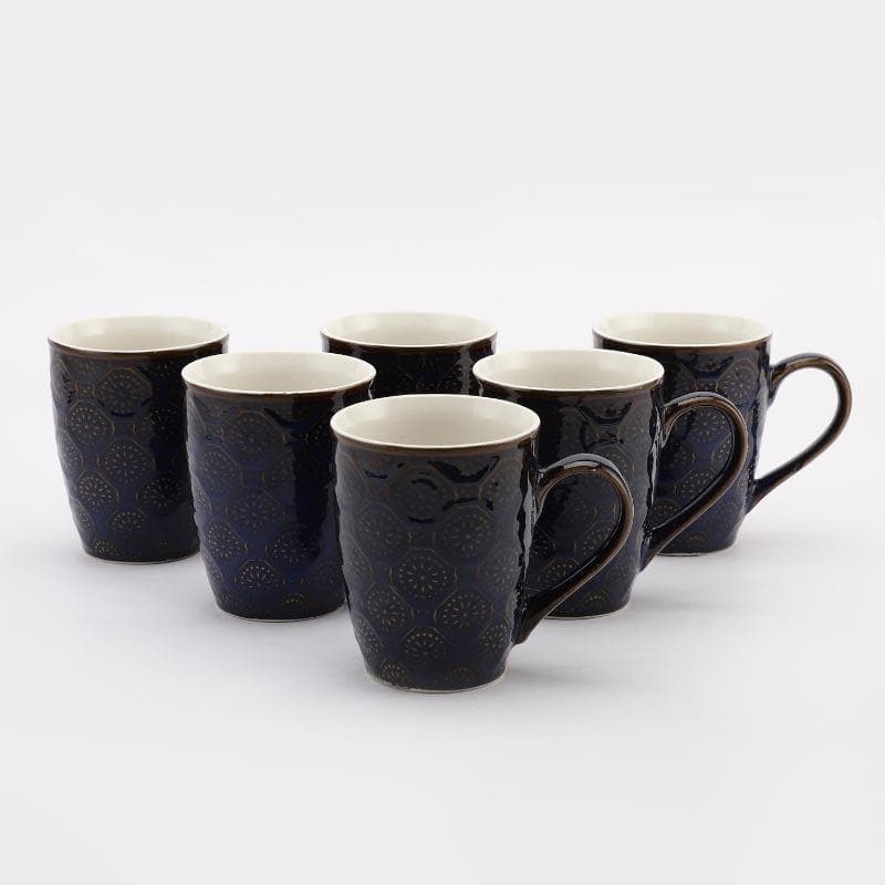 Mug & Tea Cup - Pinolama Ceramic Mug - Set Of Six