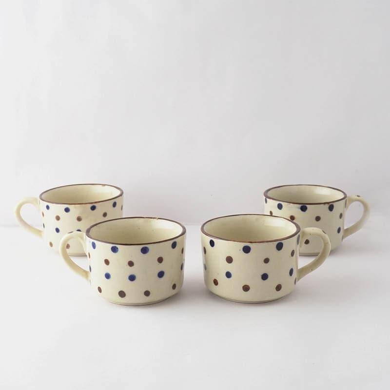 Buy Polka Dot Boho Mug - Set Of Four Mug & Tea Cup from Vaaree