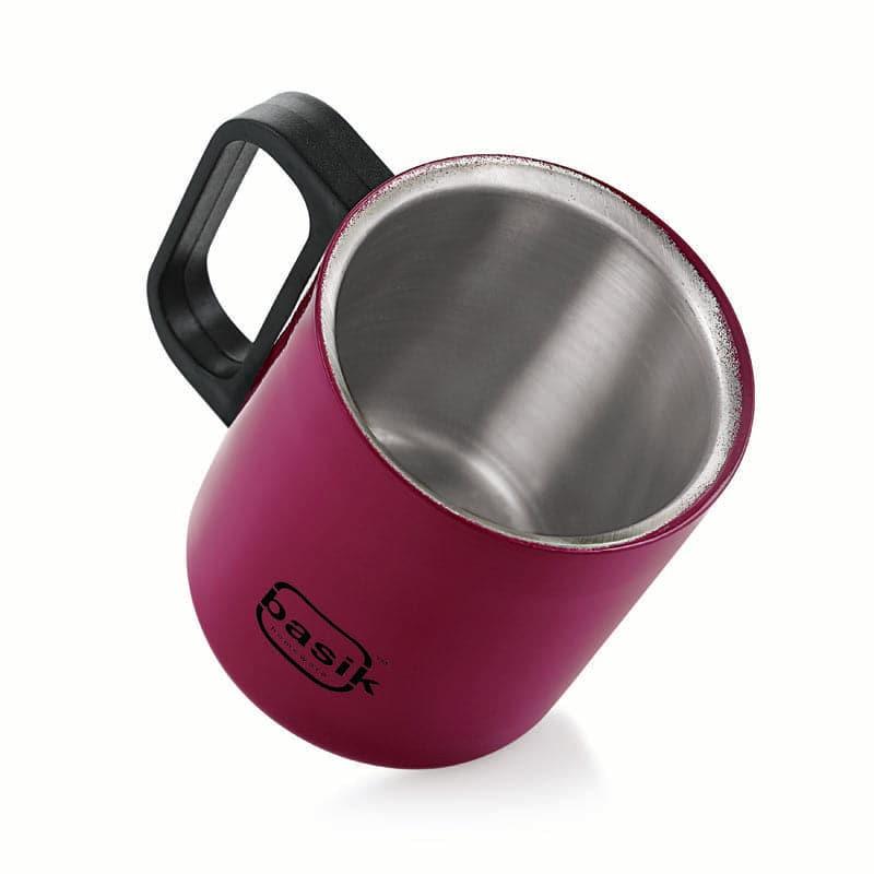 Mug & Tea Cup - Raya Stainless Steel Mug (Plum) - Set Of Two