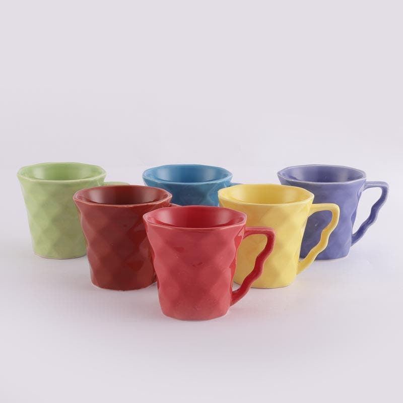 Buy Regi Ceramic Mug - Set Of Six Mug & Tea Cup from Vaaree