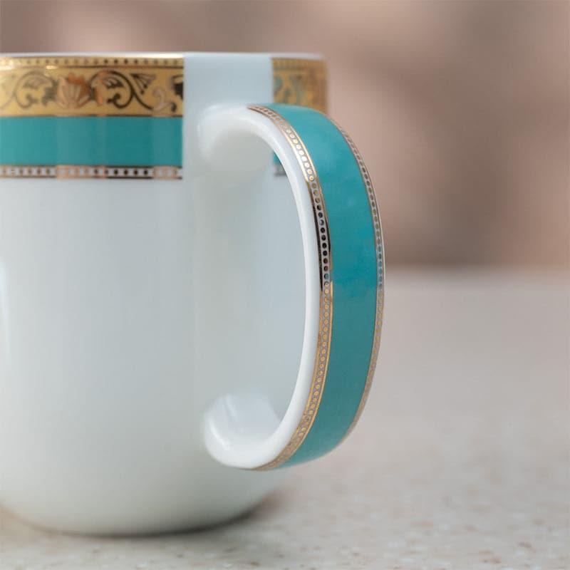 Mug & Tea Cup - Rigva Goldo Aqua Mug (260 ML) - Set Of Six