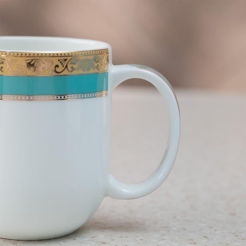 Mug & Tea Cup - Rigva Goldo Aqua Mug (260 ML) - Set Of Six