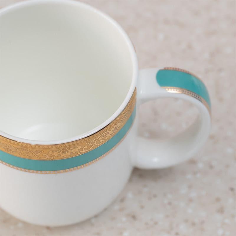 Buy Rigva Goldo Aqua Mug (260 ML) - Set Of Six Mug & Tea Cup from Vaaree