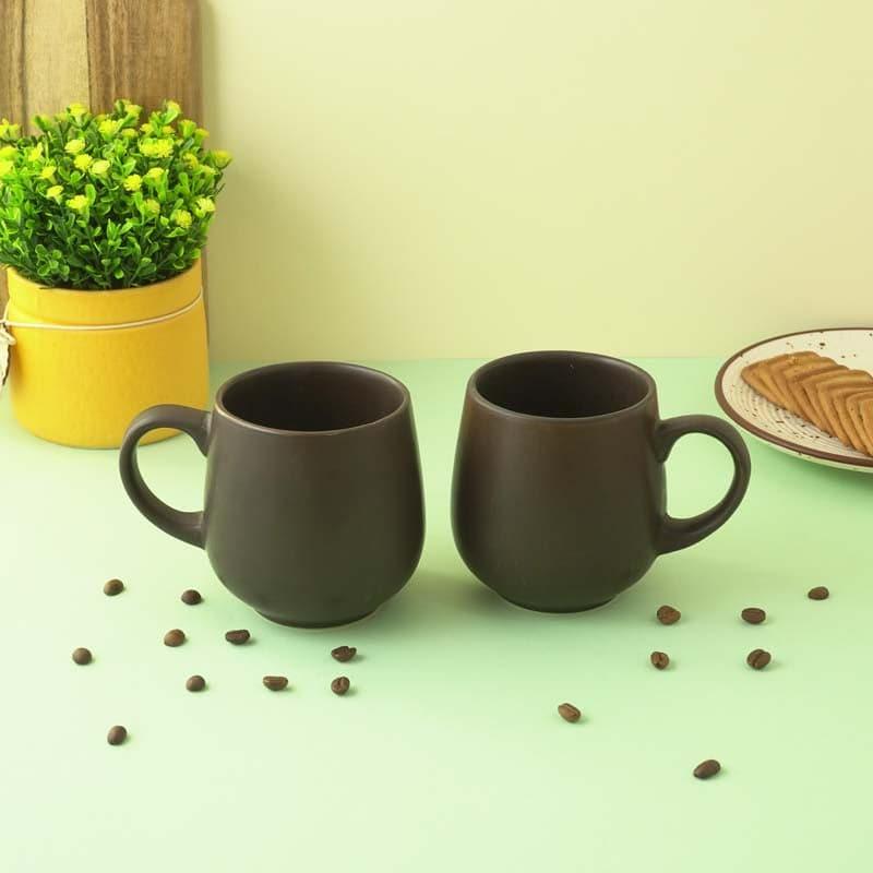 Buy Rusco Ceramic Mug (500 ML) - Set Of Two Mug & Tea Cup from Vaaree