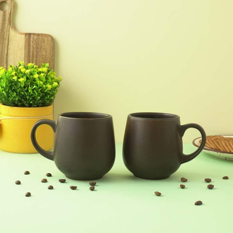 Buy Rusco Ceramic Mug (500 ML) - Set Of Two Mug & Tea Cup from Vaaree