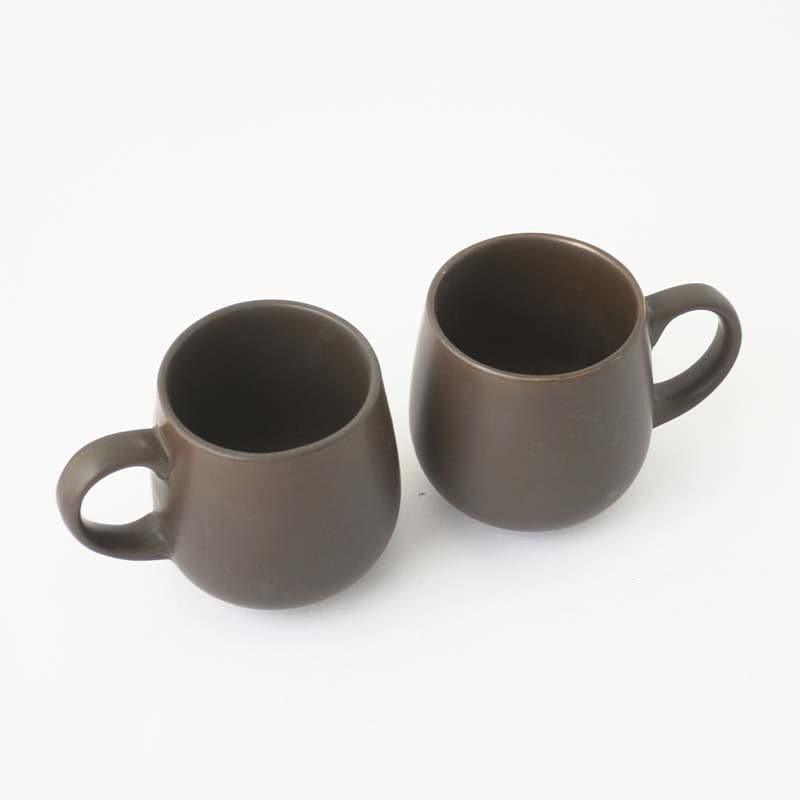 Buy Rusco Ceramic Mug (500 ML) - Set Of Two Mug & Tea Cup from Vaaree