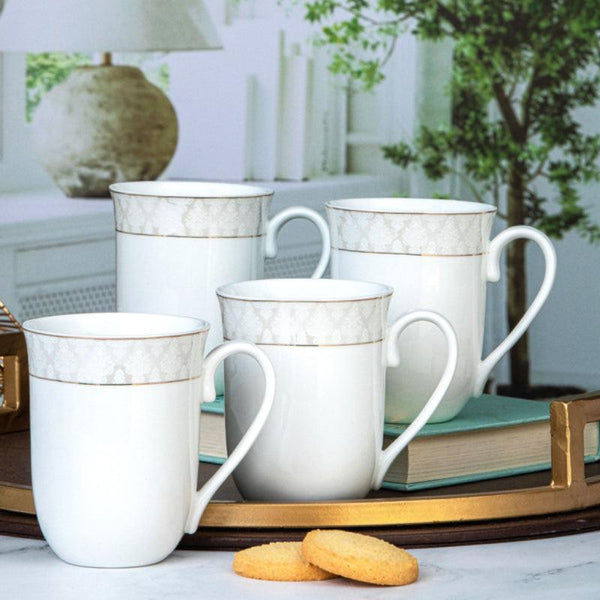 Mug & Tea Cup - Seren Crosso Mug (220 ML) - Set Of Six