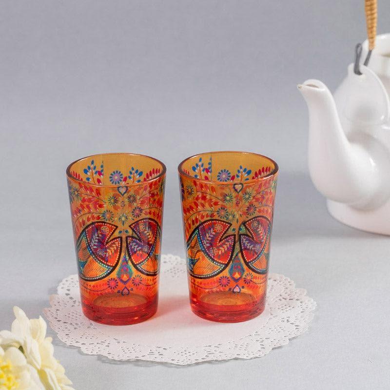 Mug & Tea Cup - Serenade Chai Glass - Set Of Two