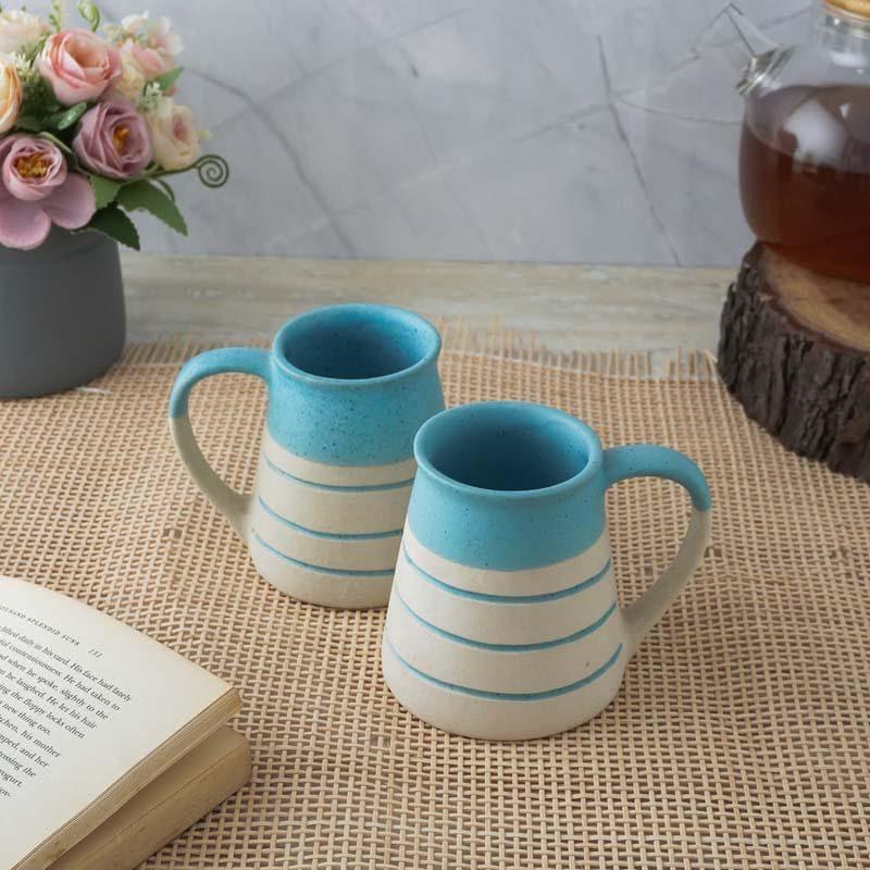 Buy Solway Ceramic Mug (300 ML) - Set Of Two Mug & Tea Cup from Vaaree