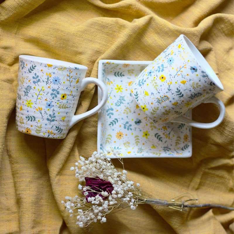 Mug & Tea Cup - Spring Sprinkle Mug & Tray - Set Of Three