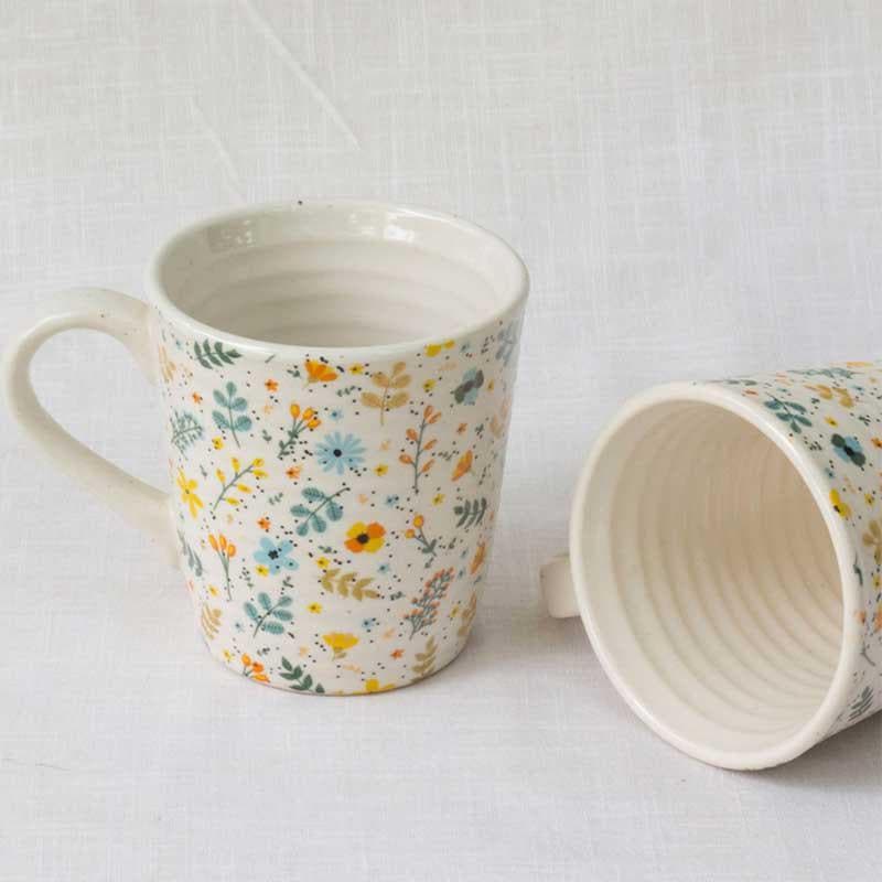 Buy Spring Sprinkle Mug - Set Of Two Mug & Tea Cup from Vaaree