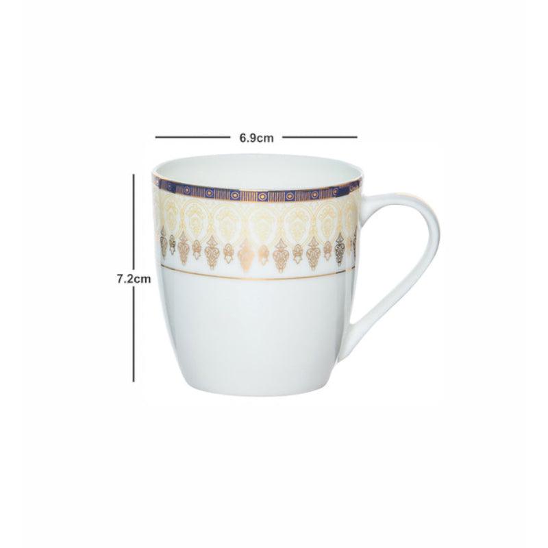 Mug & Tea Cup - Stelo Drizzle Ethnic Mug (170 ML) - Set Of Six